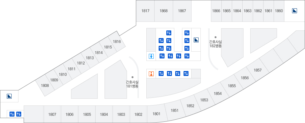 18층 원내 위치도